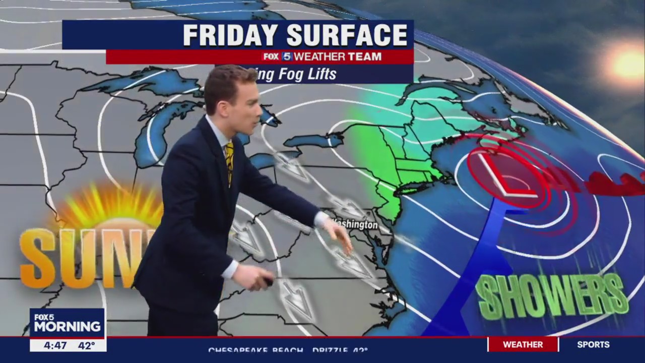 FOX 5 Weather forecast for Friday, January 20