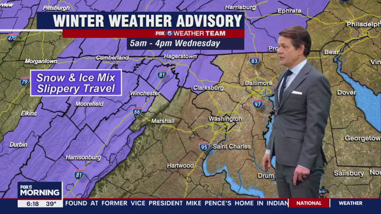 FOX 5 Weather forecast for Wednesday, January 25