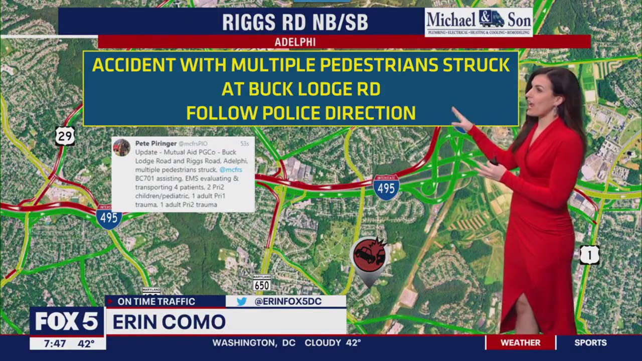 2 children, 2 adults struck by vehicle in Montgomery County: officials ...
