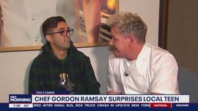 FOX 5 Cares: Young man with rare disease surprised by Chef Gordon Ramsay in DC