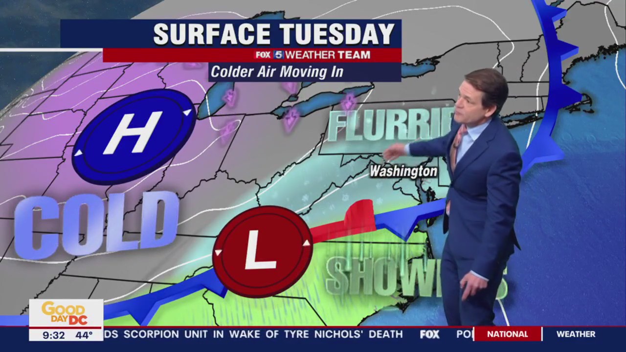 FOX 5 Weather forecast for Monday, January 30
