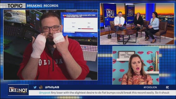 Man breaks record for most alternating fist bumps