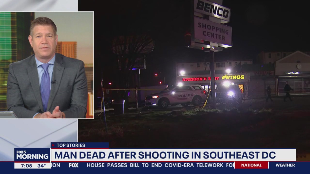 Maryland man killed in Southeast DC shooting | FOX 5 DC