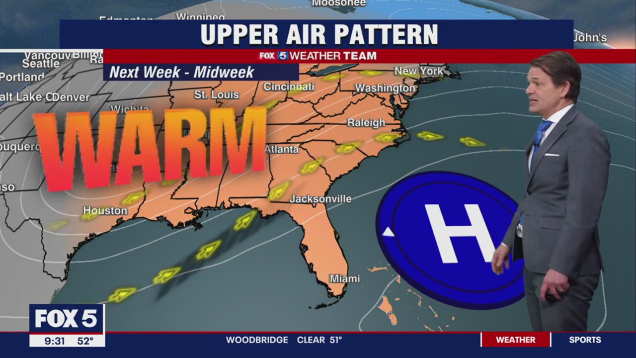 FOX 5 Weather forecast for Monday, February 6