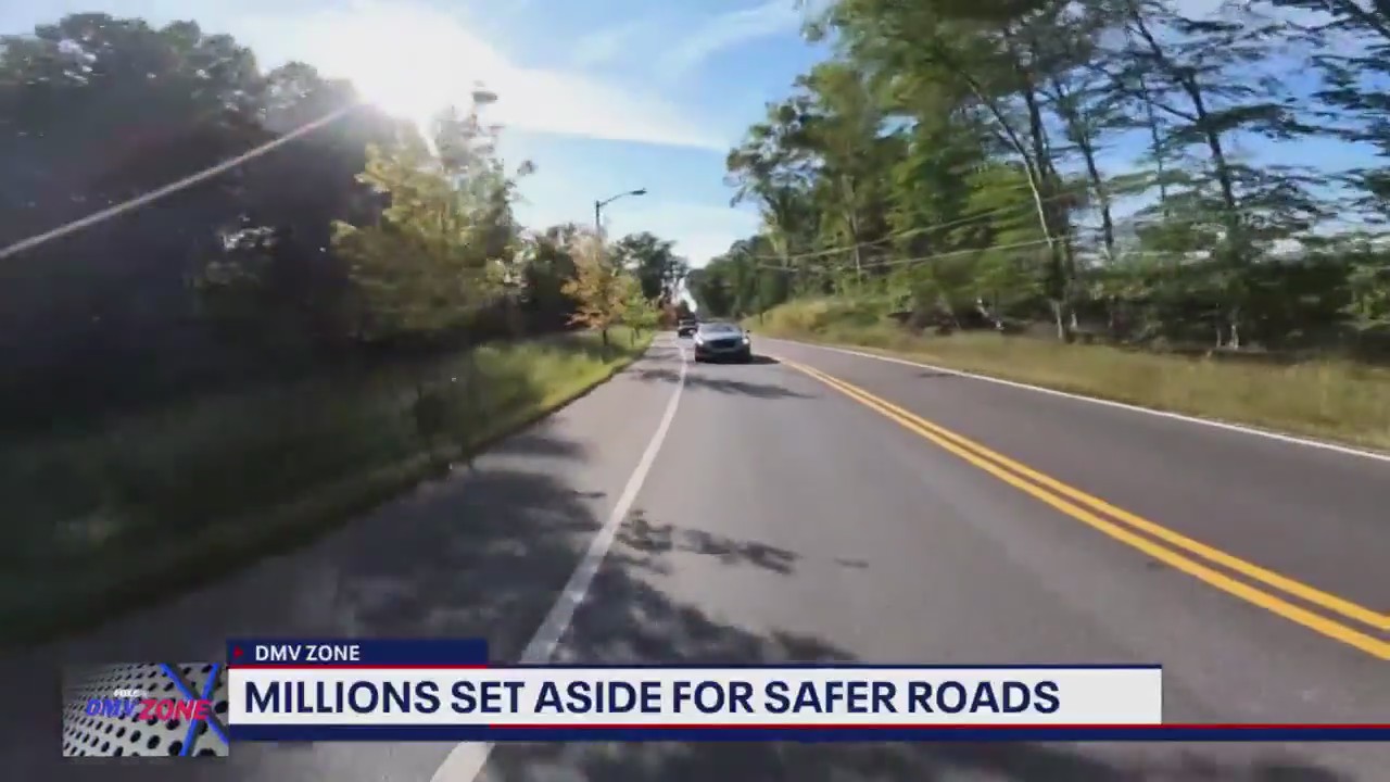 Millions set aside for safer roads in Maryland