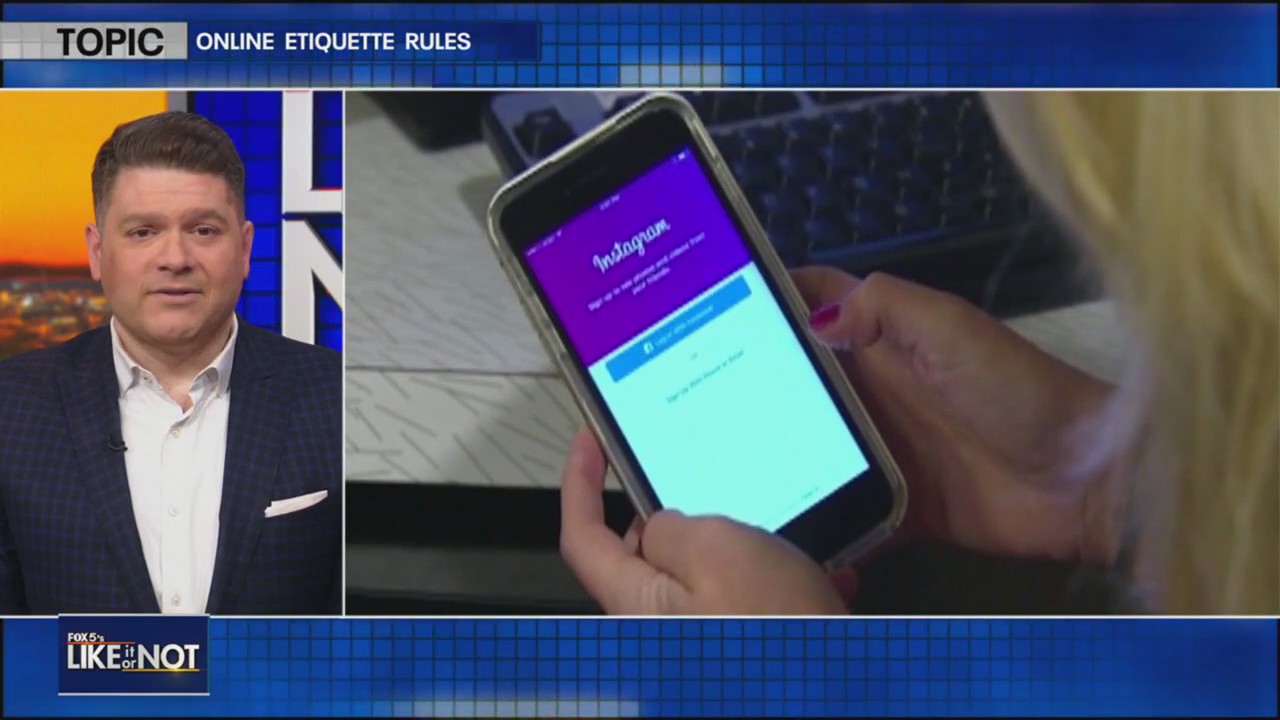 Rules for online etiquette