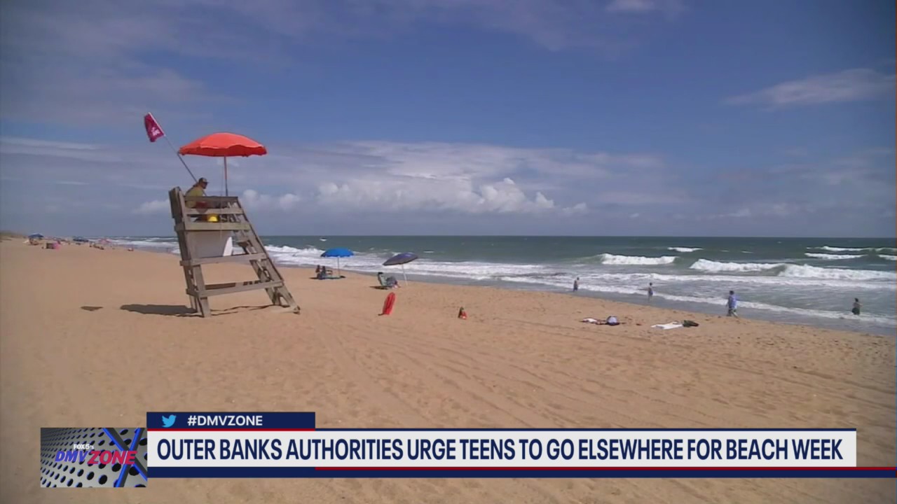 Outer Banks authorities urge teens to go elsewhere for beach week