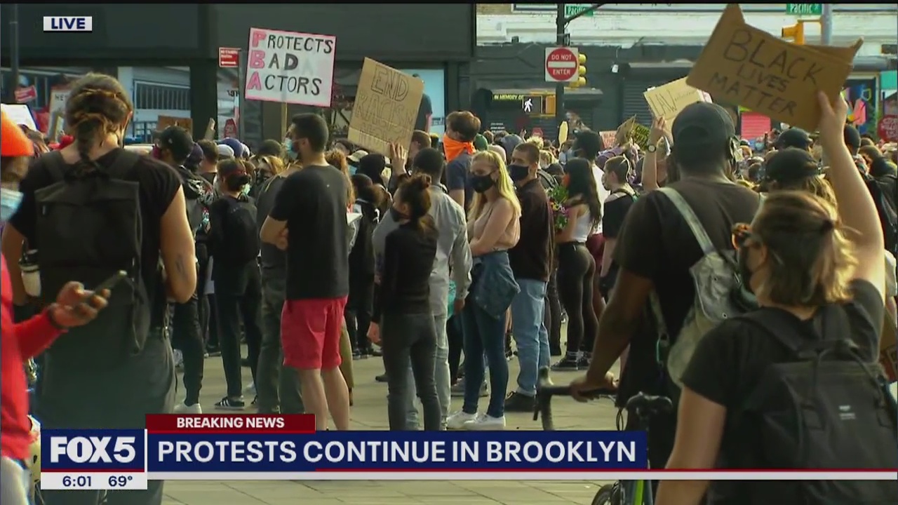 Protests continue in Brooklyn against police brutality