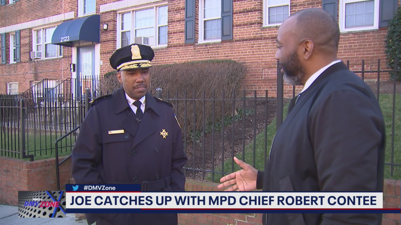 Joe Clair talks one-on-one with DC Police Chief Robert Contee