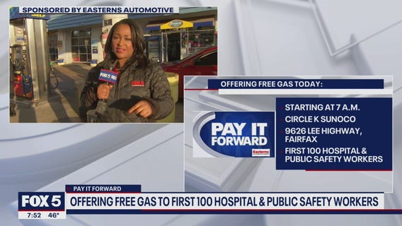 Pay It Forward: Free gas for hospital staff and public safety employees!