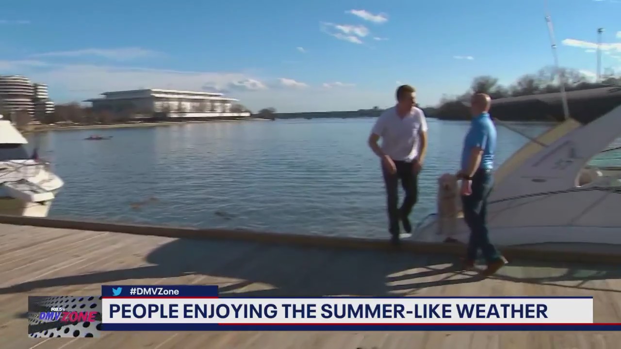 Summer-like weather takes over the DMV