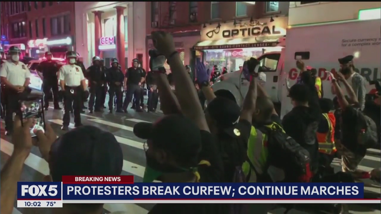 Protesters take to NYC streets for 7th straight night
