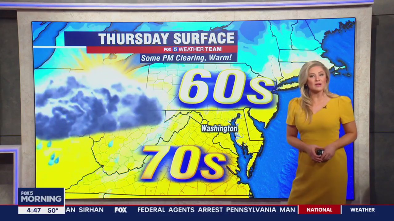 FOX 5 Weather forecast for Thursday, March 2