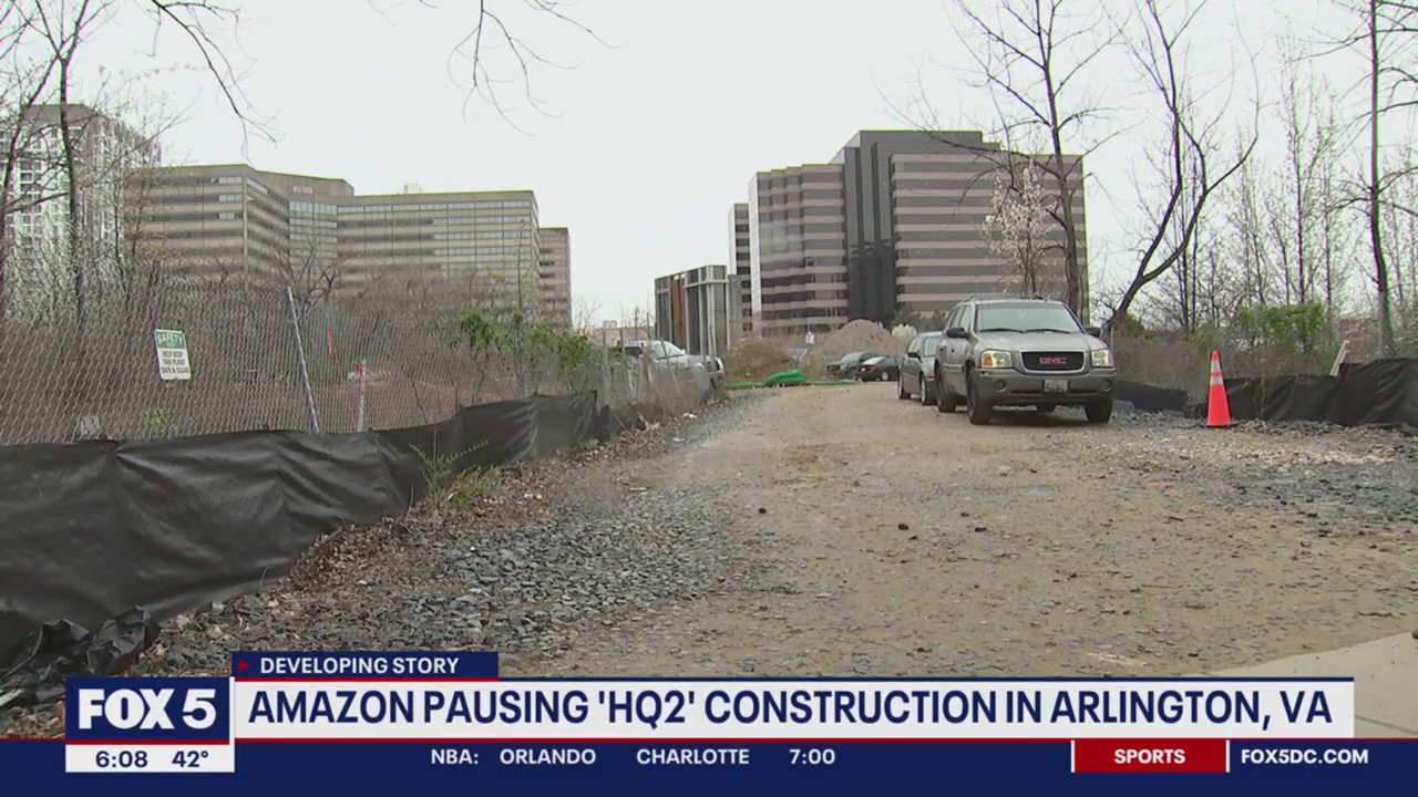 Amazon delays construction on second phase of HQ2 in Arlington | FOX 5 DC
