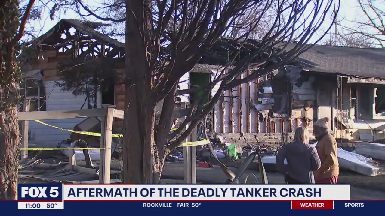 Cleanup continues after fiery tanker crash leaves driver dead in ...
