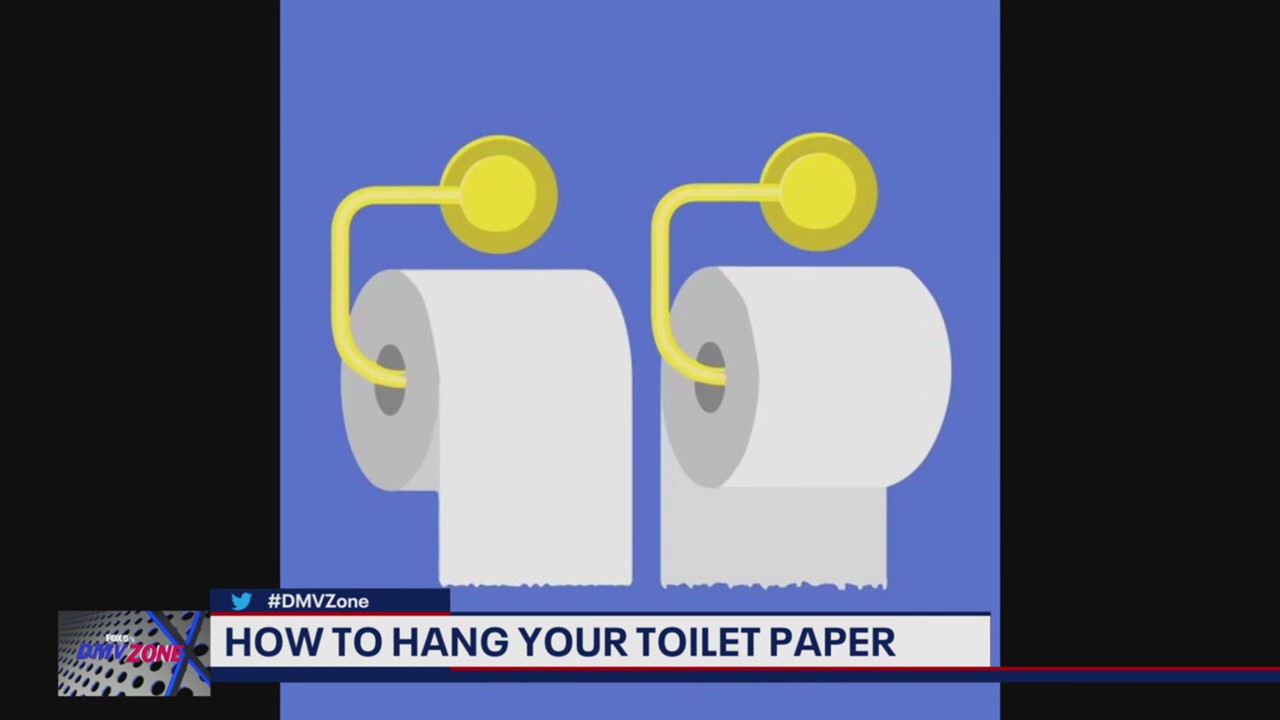 Toilet paper: Over or under?