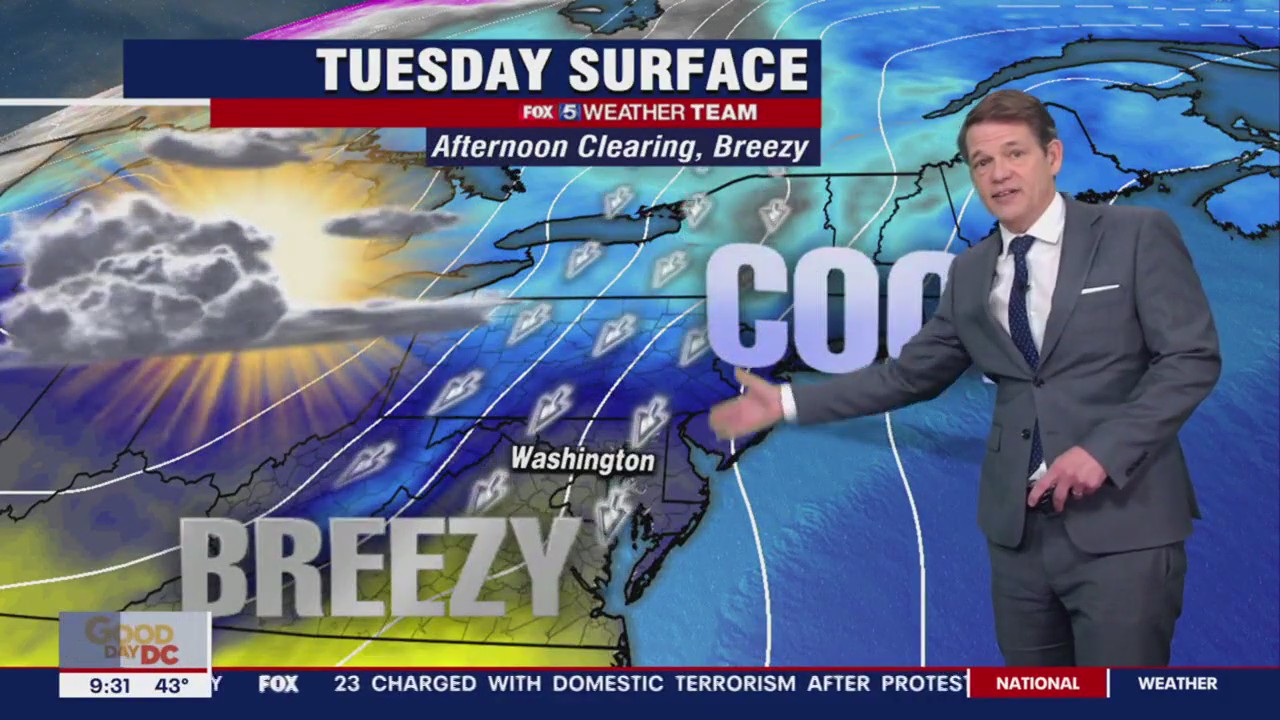 FOX 5 Weather forecast for Tuesday, March 7