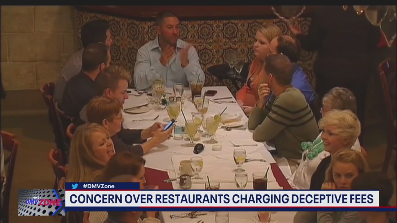 Concern over DC restaurants charging deceptive fees