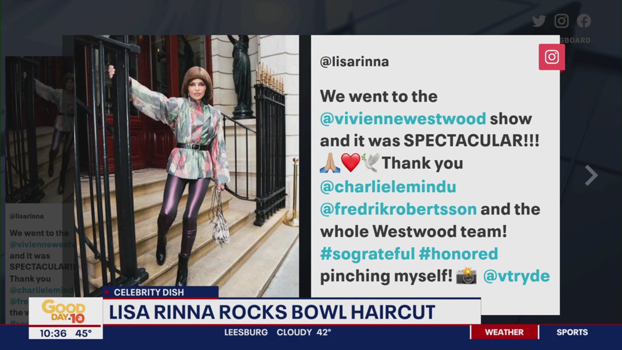 Lisa Rinna Rocks Lisa Rinna rocks bowl haircut | FOX 5 DC