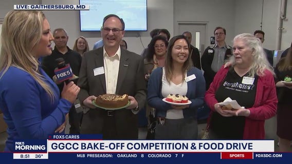 FOX 5 Cares: Gaithersburg-Germantown Chamber of Commerce bake-off competition & food drive!