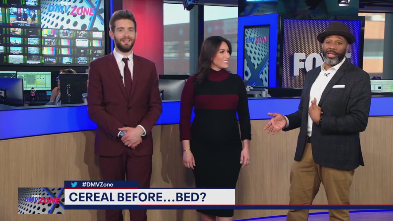 Eating cereal before bed