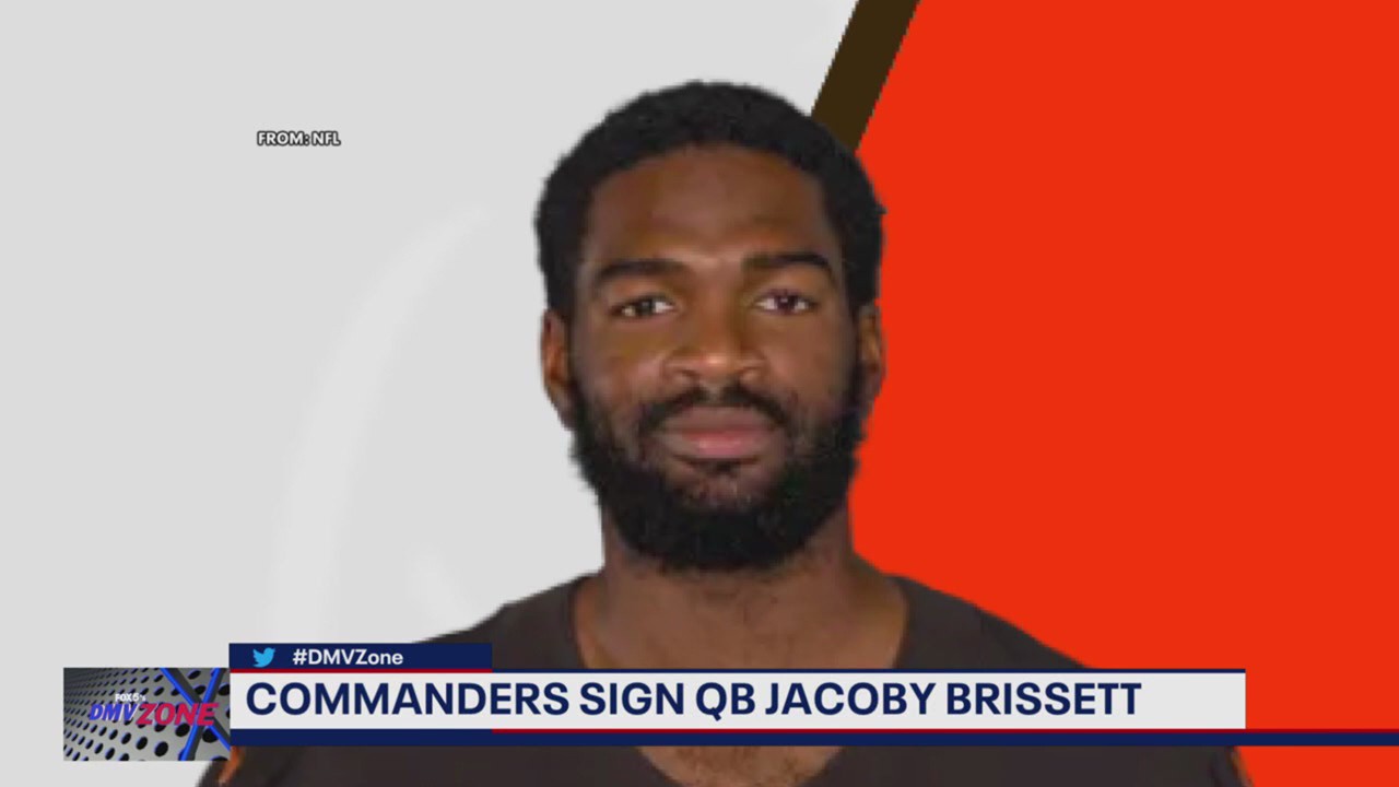 Washington Commanders sign quarterback Jacoby Brissett