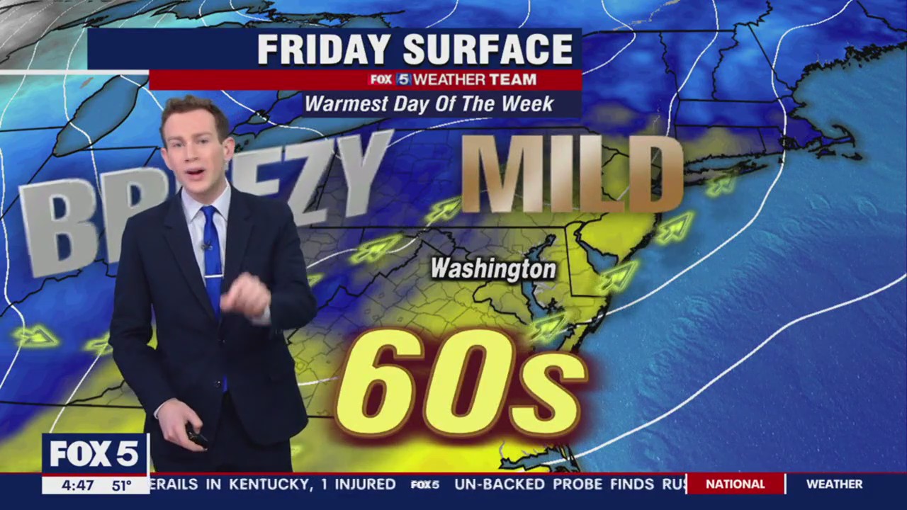 FOX 5 Weather forecast for Friday, March 17