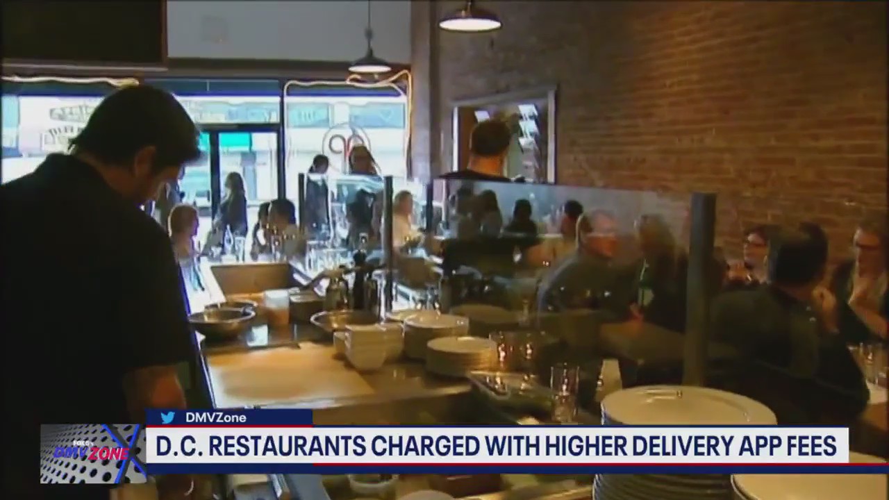 DC restaurants charged with higher delivery app fees