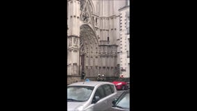 Fire Rips Through Historic Nantes Cathedral