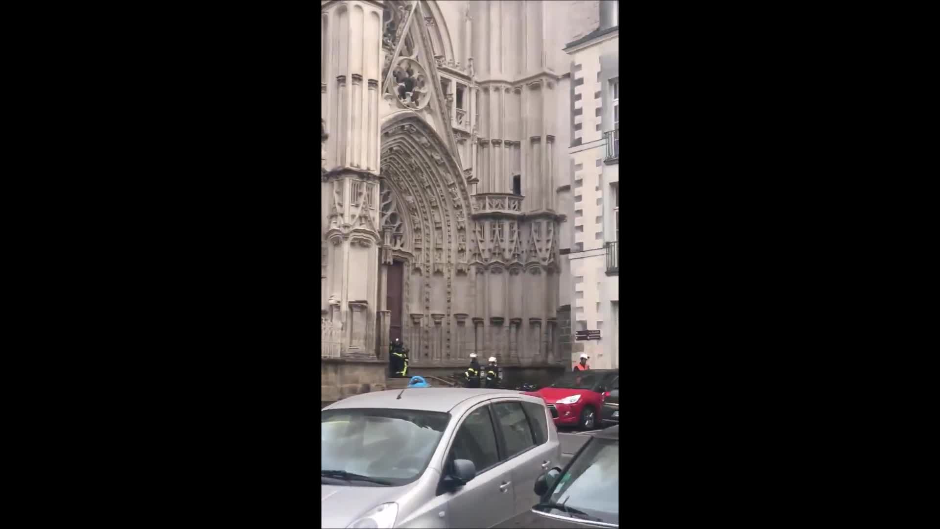 Fire Rips Through Historic Nantes Cathedral