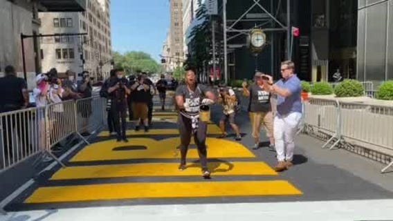 Black Lives Matter mural vandalized for third time