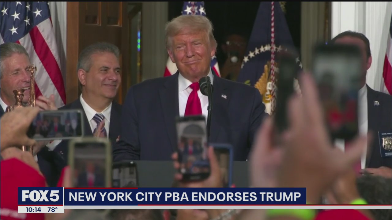 NYPD union endorses Trump