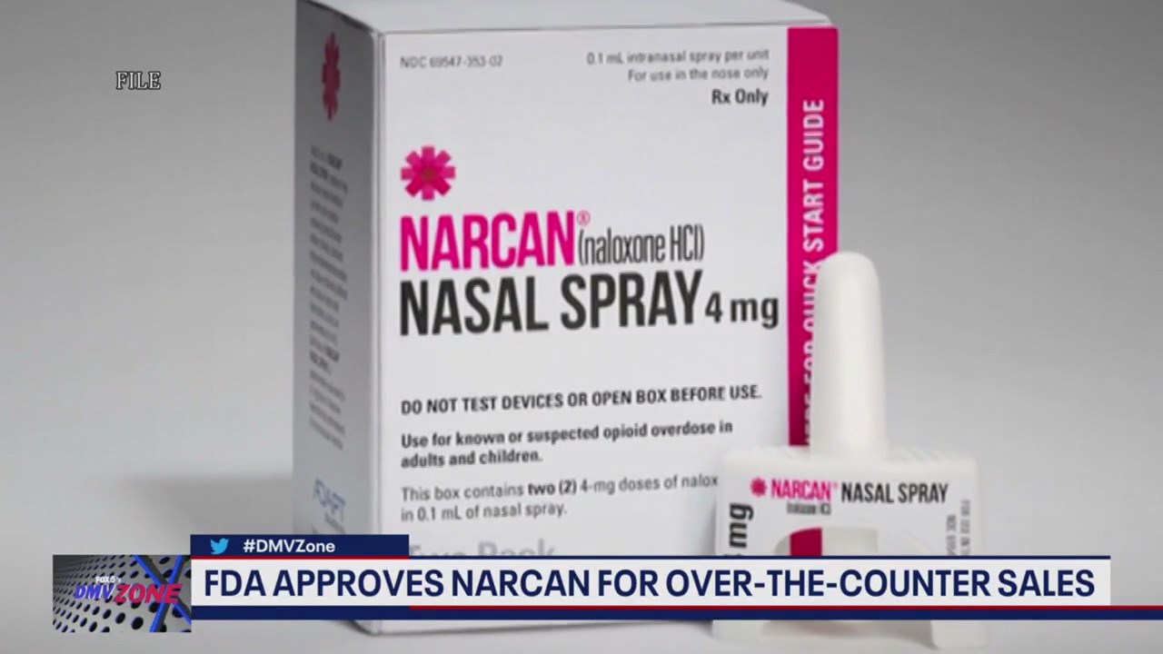 FDA approves Narcan for over-the-counter sales