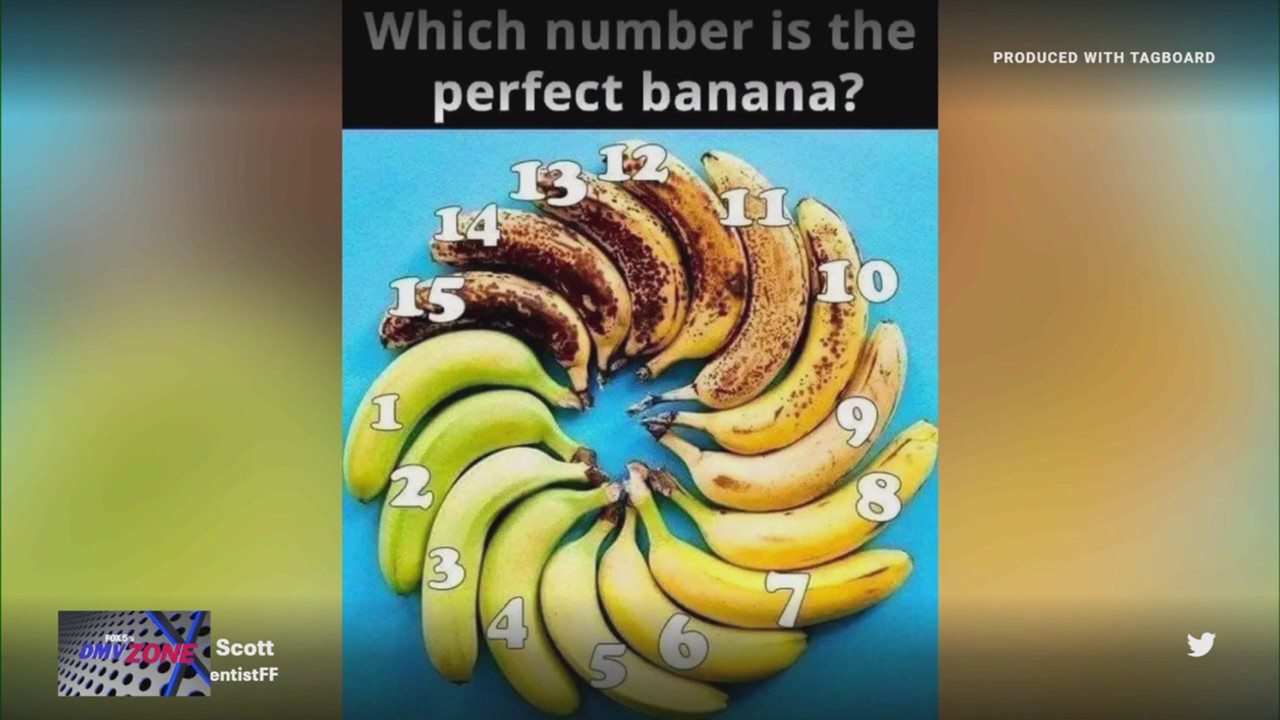 What does the perfect banana look like?