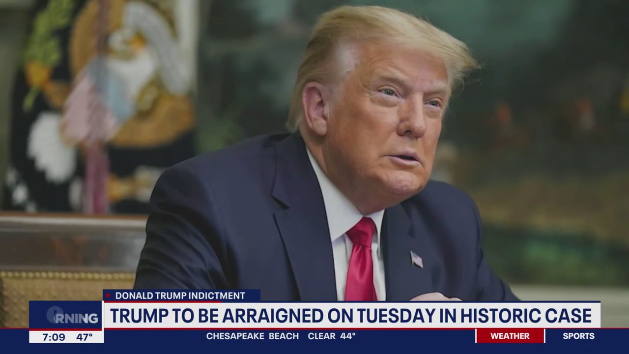 Trump to be arraigned on Tuesday | FOX 5 DC
