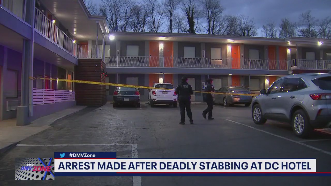 Arrest made after deadly stabbing at DC hotel