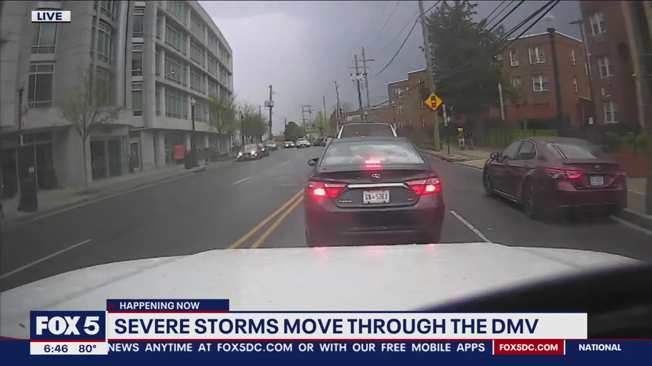 Severe storms move through D.C. region | FOX 5 DC