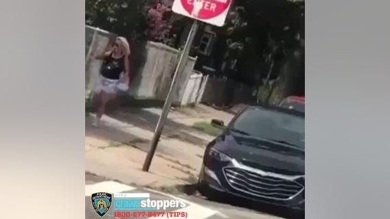 NYPD searching for woman who threw bottle, used slur at runner