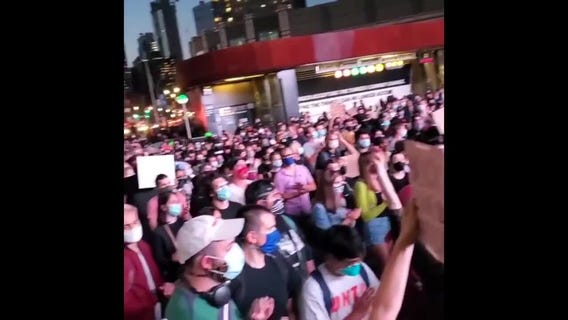 Rally outside Barclays Center after Breonna Taylor decision