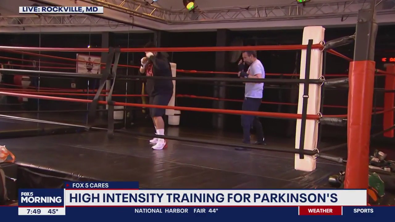 FOX 5 Cares: High intensity training workout for Parkinson's disease