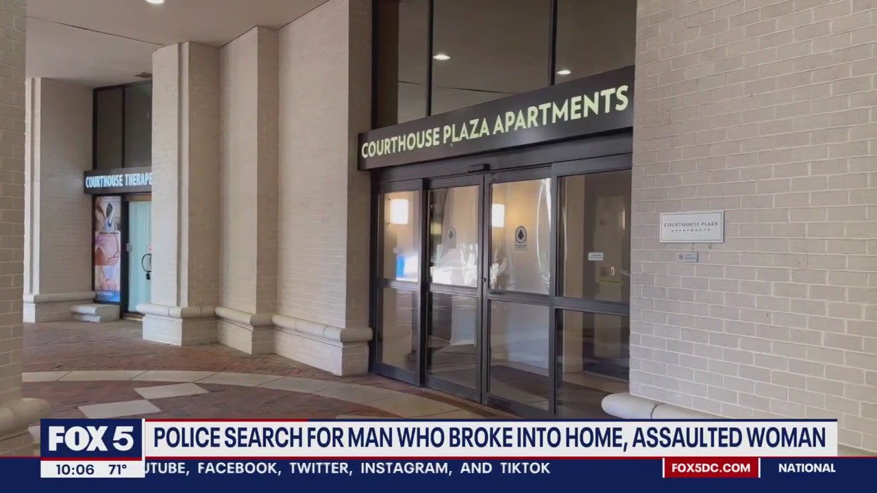 Police search for man who broke into home, assaulted woman | FOX 5 DC