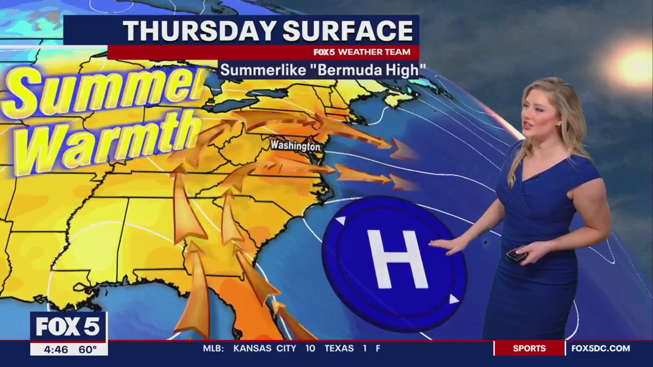 FOX 5 Weather forecast for Thursday, April 13