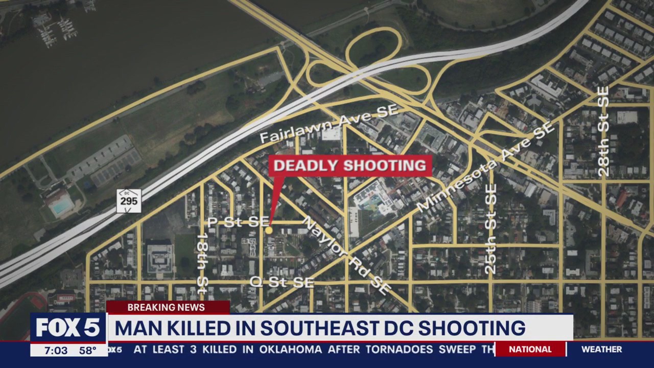 Man dead after shot in the face in southeast DC: police | FOX 5 DC