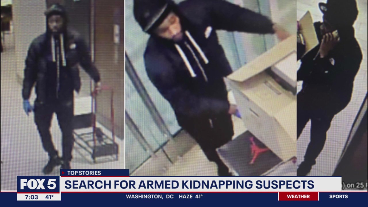 DC police searching for armed kidnapping suspects | FOX 5 DC
