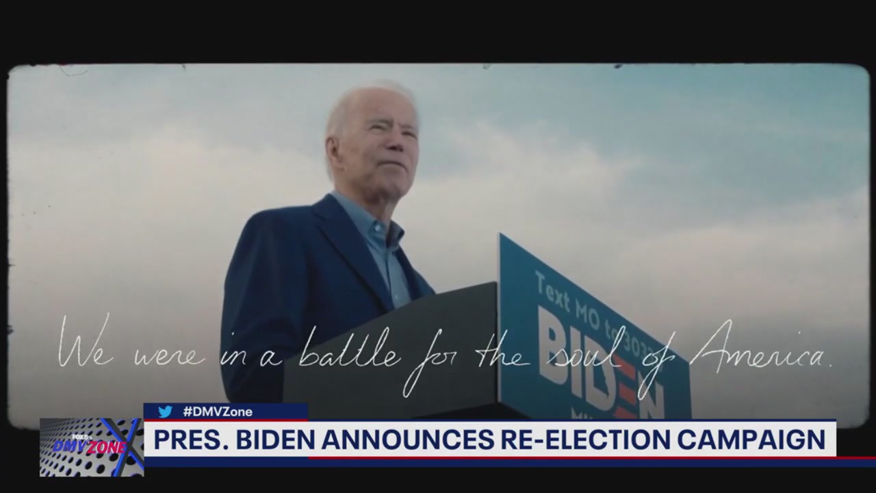 President Biden announces re-election campaign