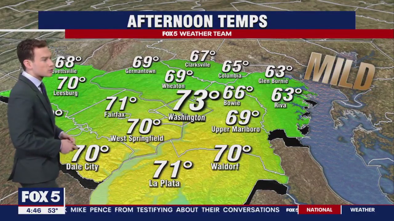 FOX 5 Weather forecast for Thursday, April 27