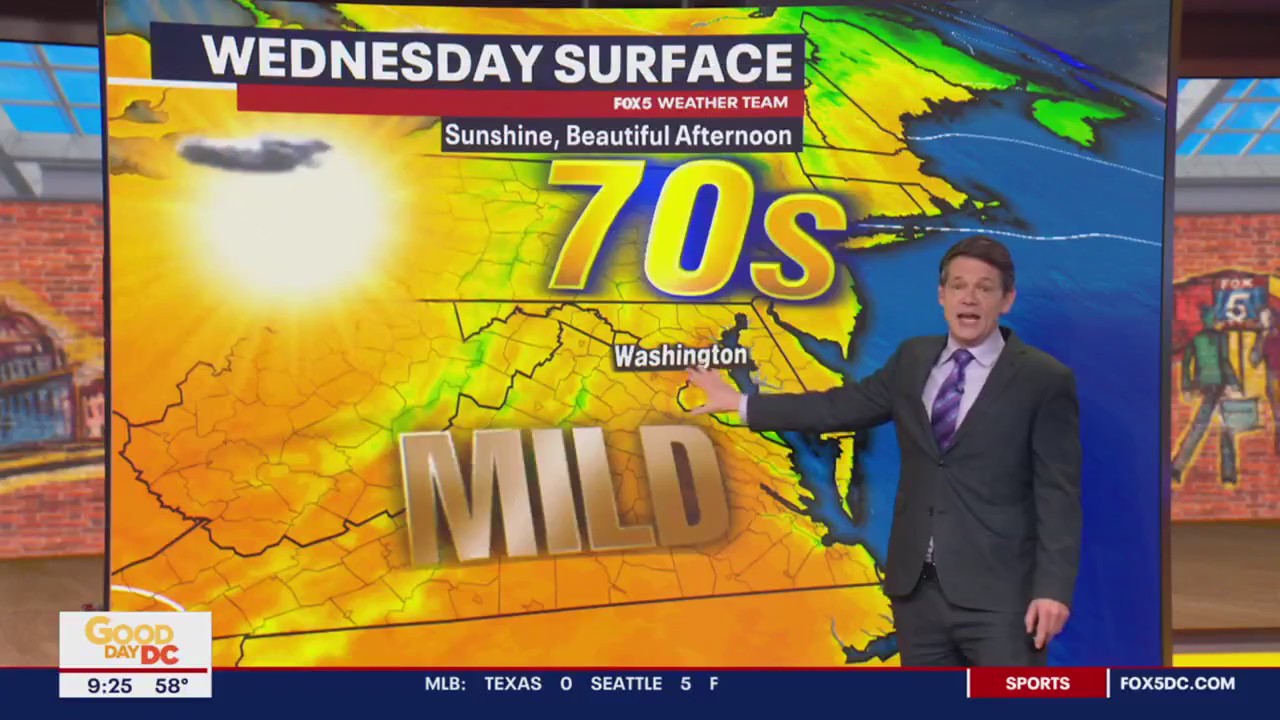 FOX 5 Weather forecast for Wednesday, May 10