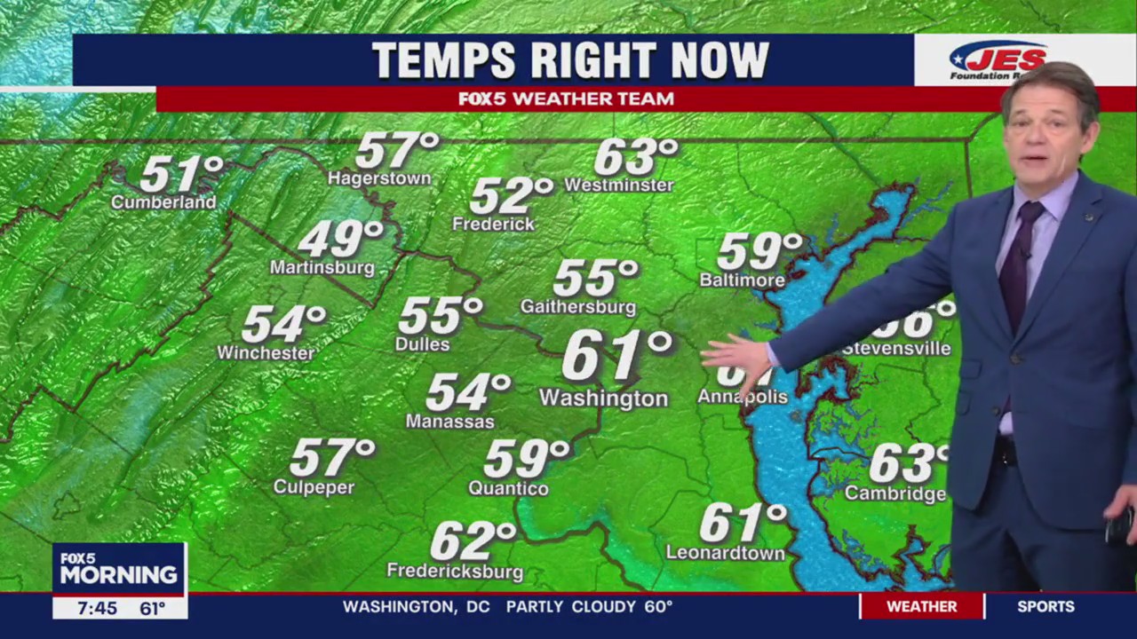 Weekend weather in the DMV: May 12