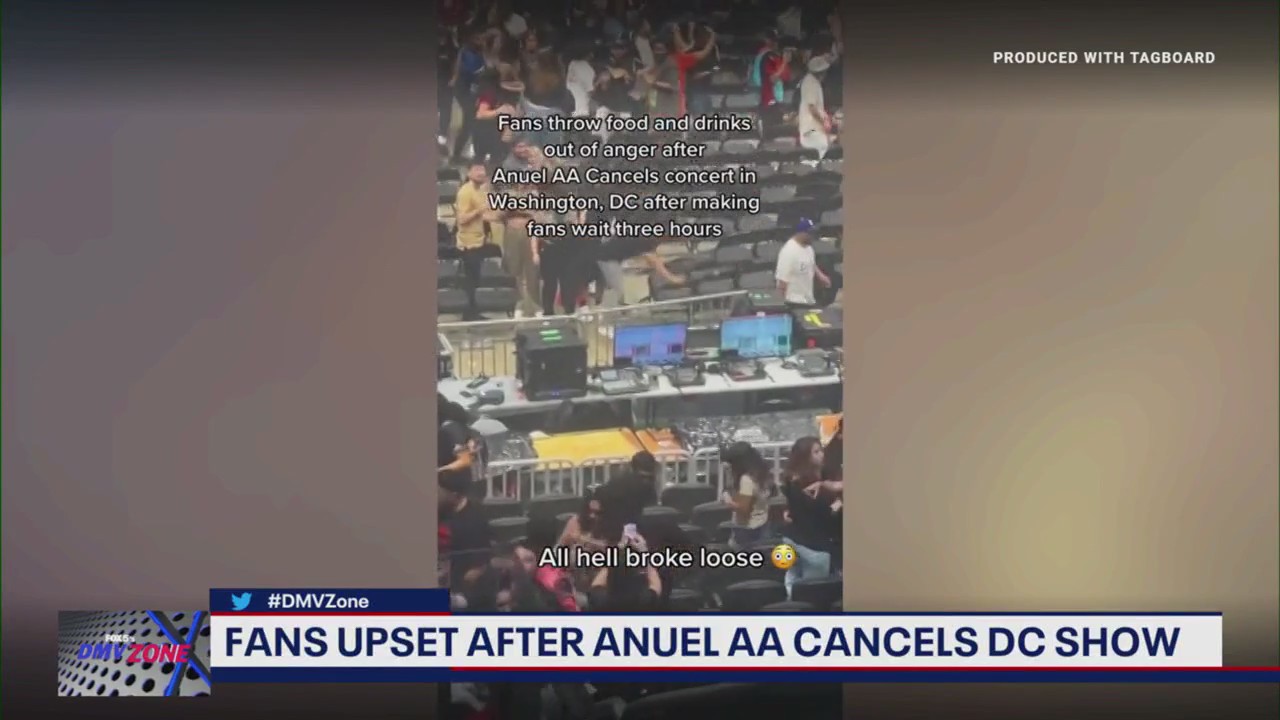 Fans upset after Anuel AA cancels DC show