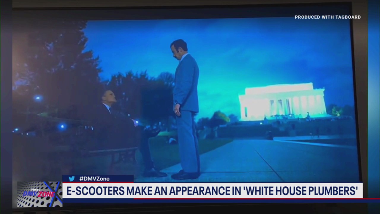 E-scooters make appearance in 'White House Plumbers'